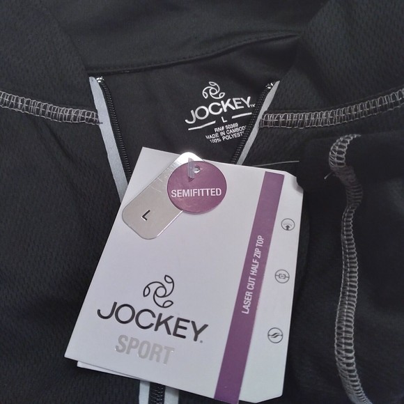 New Jockey Sport Women's Large Athletic Pullover Shirt Top - Picture 7 of 8